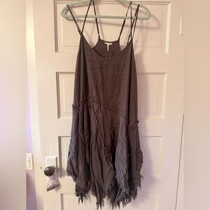 Whimsical Brown Women's Dress